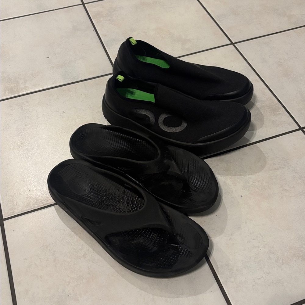 Oofos Men Size 12 Bundle